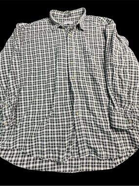 🖤🤍 Vintage Members Only Plaid Button Up Grunge Shirt 3X 8887-1 🤍🖤